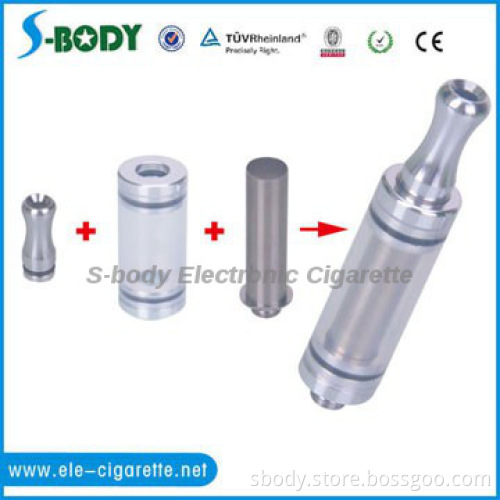 S-Body cartomizer tank e cigarette dual coil cartomizer 510 dct mini